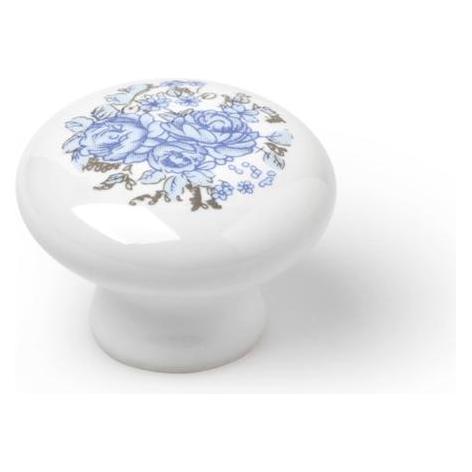 Domoletti FURNITURE KNOB D35 7-821.35.08 BLUE FLO (36687168)
