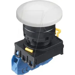 ID YW1BA4E10W - Einbautaster YW, 40 mm , 1 NO, schwarz