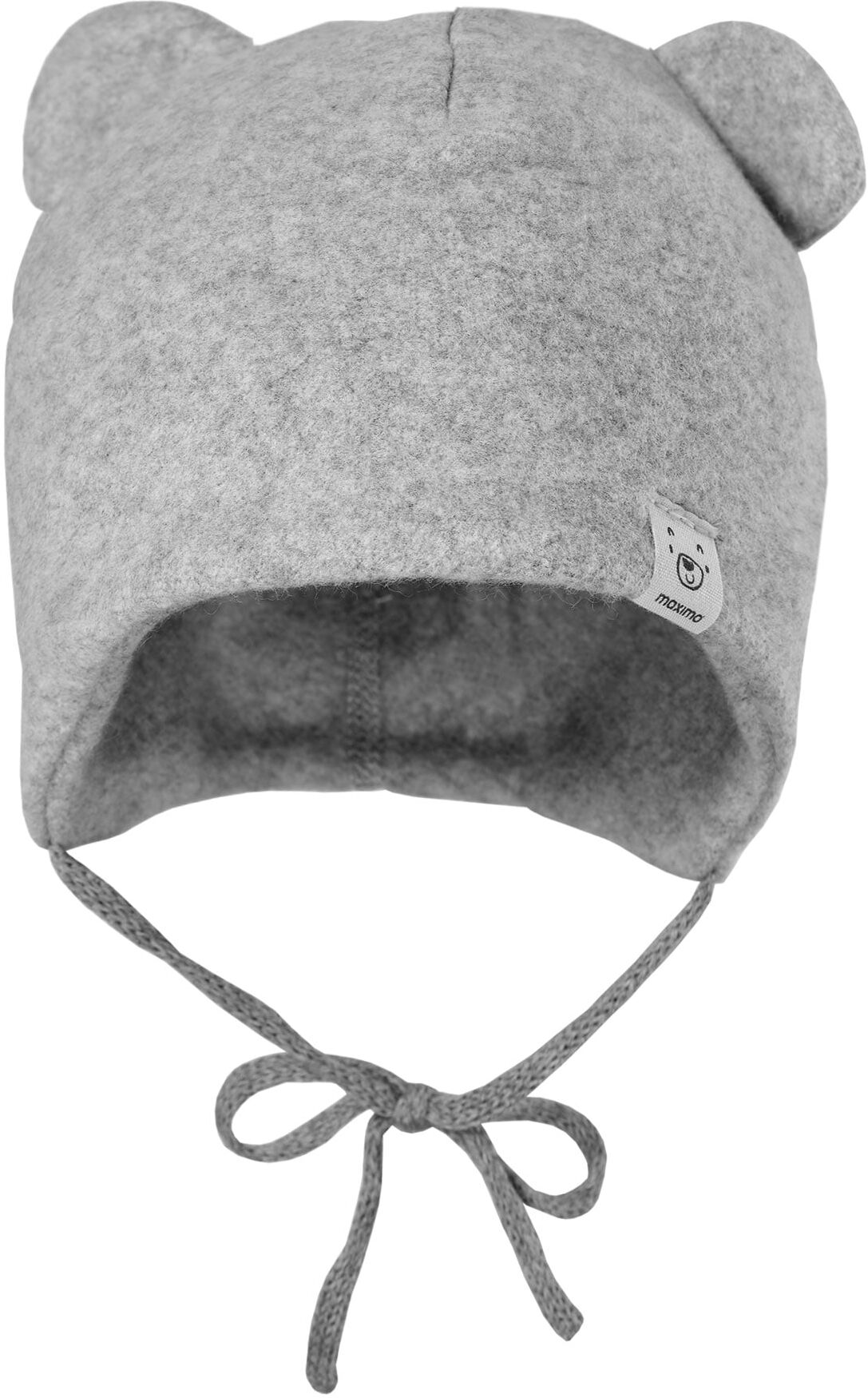 Beanie MAXIMO, Baby, Gr. 35, graumeliert, Fleece, Baumwollmischung, Mützen Beanie graumeliert 35