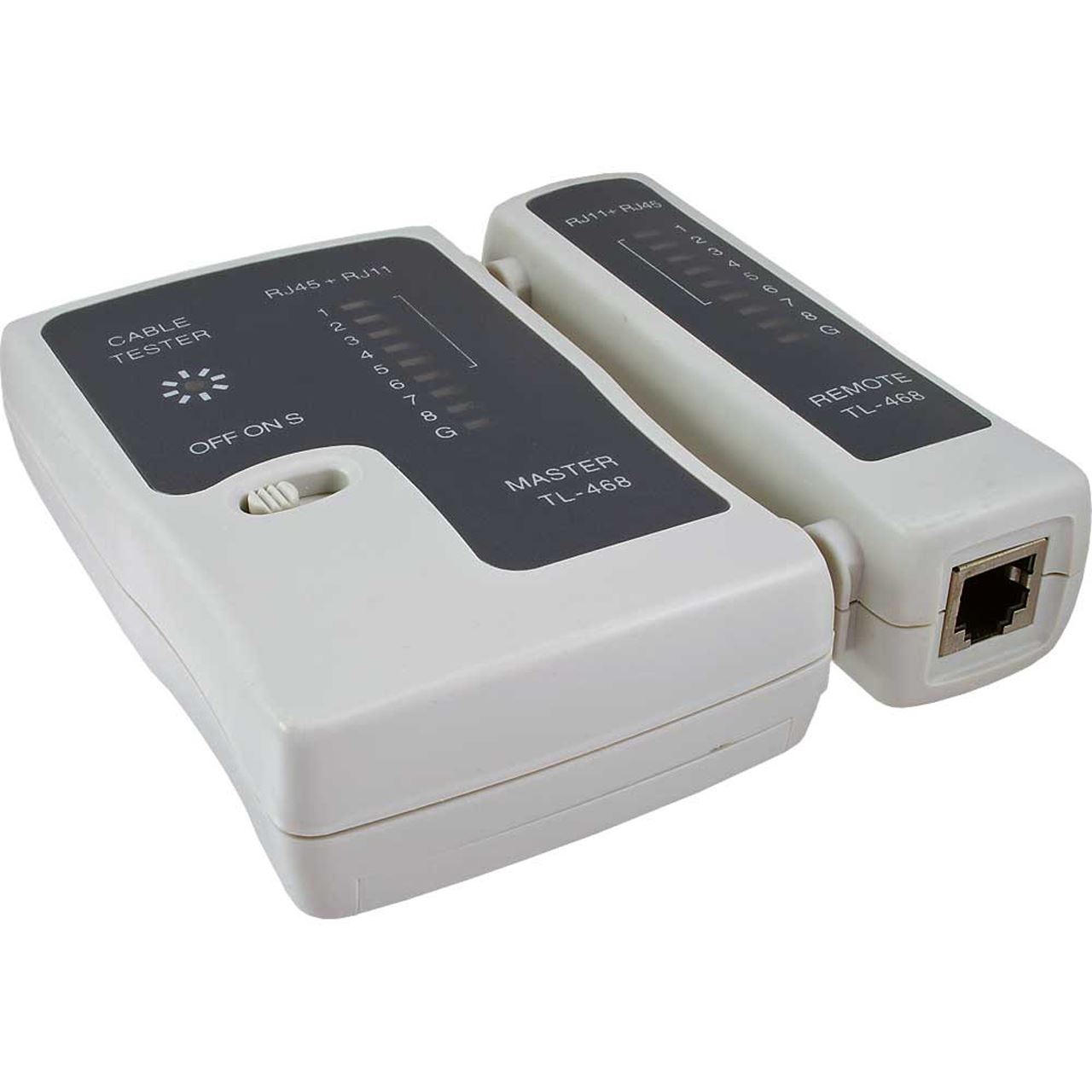 InLine Tester für RJ45 Kabel mit 9 LED's