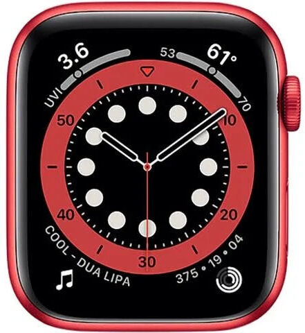 Apple Watch Series 6 44mm (GPS) – (PRODUCT) Red Aluminium, New