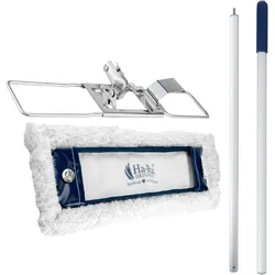 Ha-Ra Set Bodenexpress 42 cm aus Edelstahl & Boden-Faser Nano Gold Igel