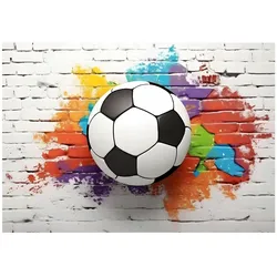 FOTOTAPETE Fußball Kinderzimmer 200x140