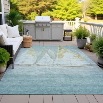 Addison Rugs Machine Washable Indoor/Outdoor Modern Sailboats Chantille Rug