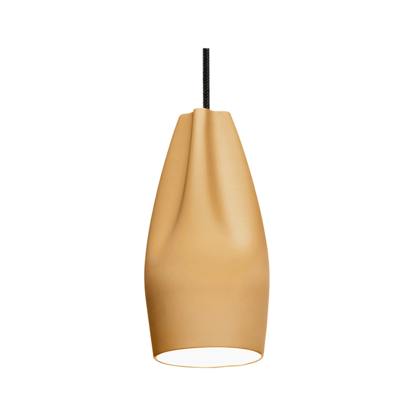 Marset Pleat Box 13 LED Hanglamp - Oker/Wit - Keramiek