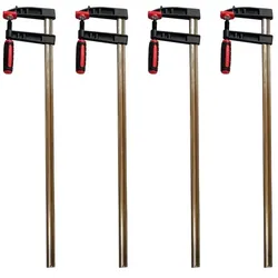 Vago-Tools 4x Profi Schraubzwinge 500x120 Zwinge Leimzwinge Klemmzwinge Temperguß