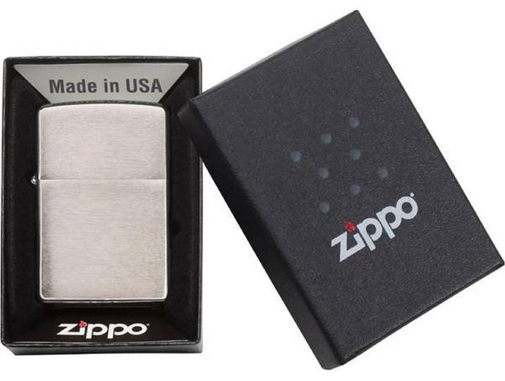 Zippo aansteker Armor Case Chrome Brush Finish
