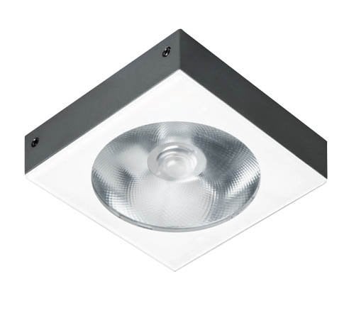 Franssen Led plafondspot Plound 10W - 3000K - Antraciet - Diameter: 11 cm