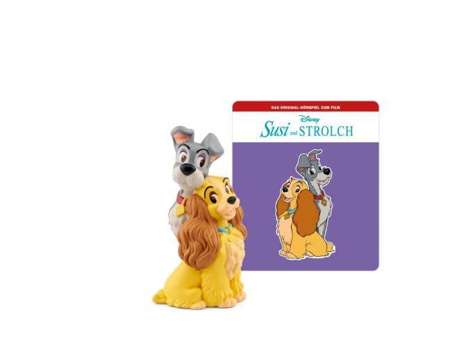 tonies 54 min 11000282 Disney Susi & Strolch (Braun, Grau, Gelb)