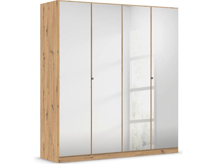 rauch Reflect mit Spiegelfront, inkl. praktischer Inneneinteilung und Stoffboxen-Set