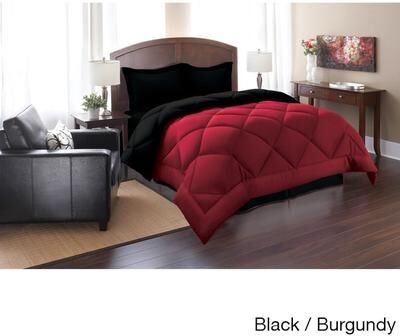 3 Piece All-season Down-Alternative Reversible Comforter Set