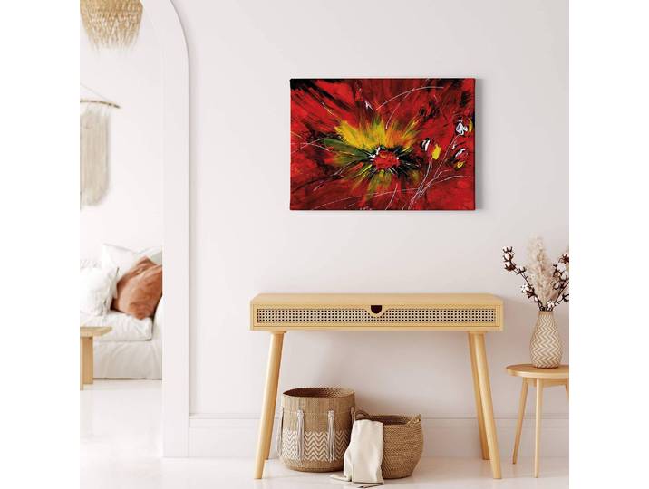 Leinwandbild Passionata Polyester PVC / Fichtenholz Rot 70 x 50cm