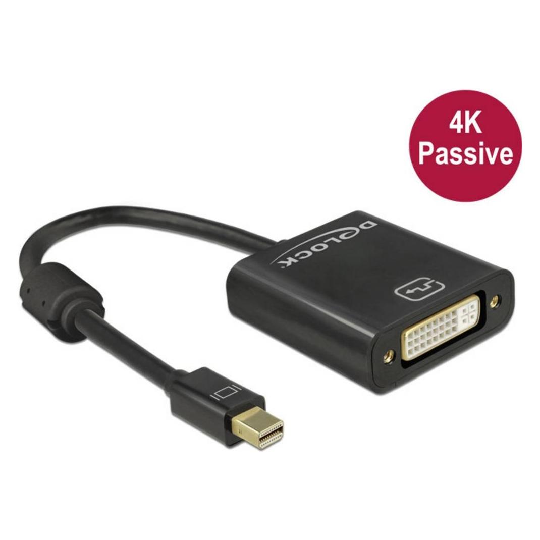Delock Adapter mini Displayport 1.2 Stecker > DVI Buchse Passiv (62605)