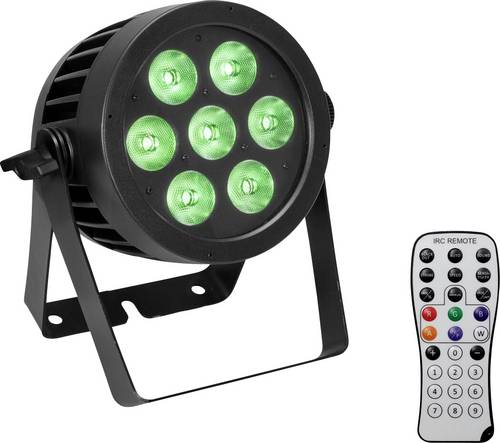 Eurolite IP PAR 7x9W SCL DMX LED-Effektstrahler Anzahl LEDs (Details): 7 9W