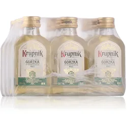 Krupnik Gorzka Minzlikör Miniaturen 30% Vol. 12x0,09l