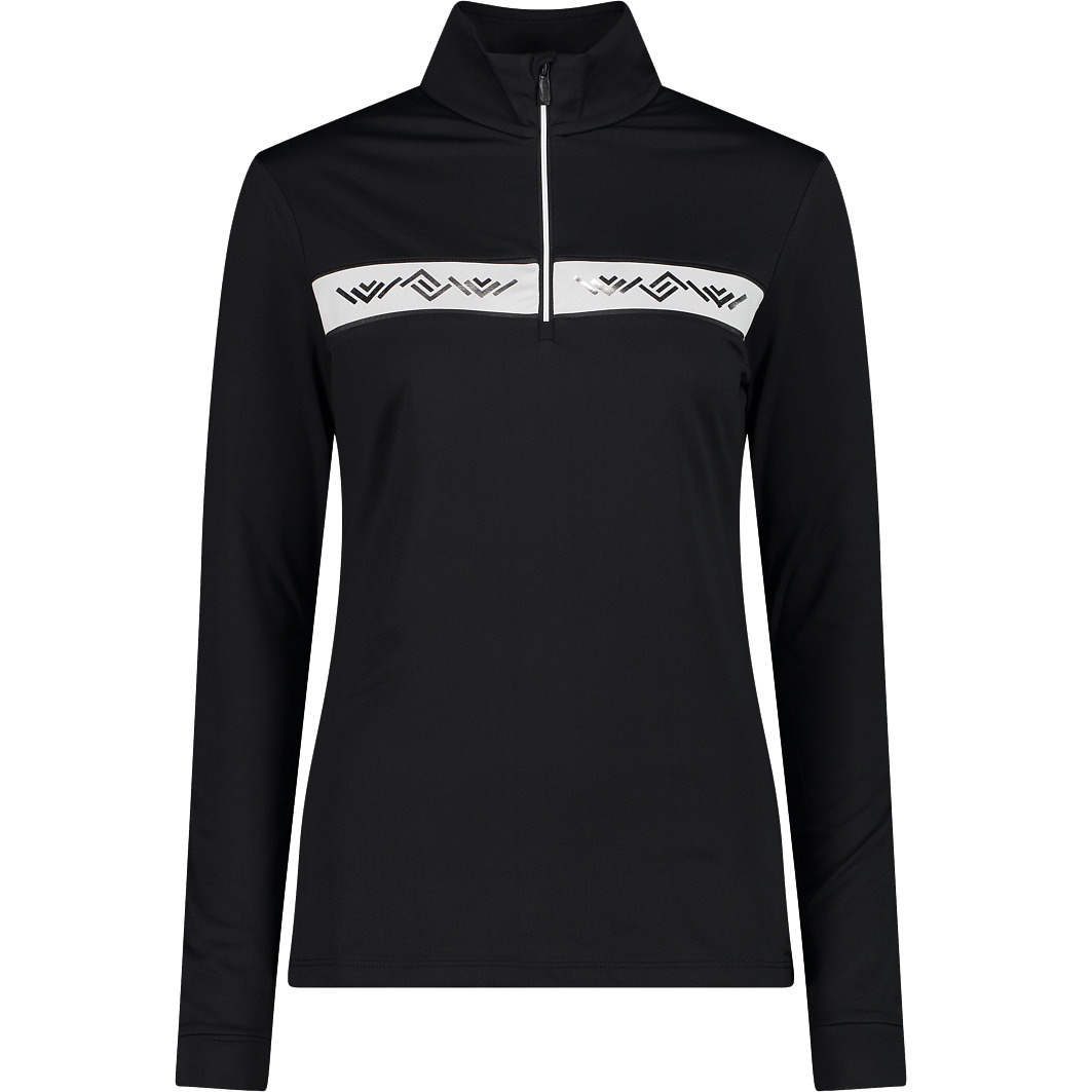 CMP Damen Skishirt Half-Zip Softech black - 40