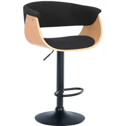 CLP Barhocker Vestal Stoff   Farbe: natur/schwarz, Material: Stoff