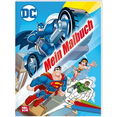 DC Superhelden: Mein Malbuch, Taschenbuch von , Nelson, 978-3-8451-2216-8