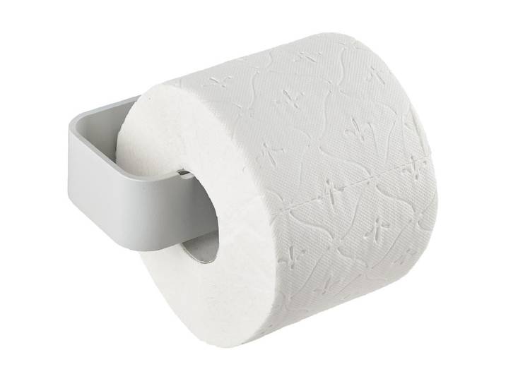 Toilettenpapierhalter ZONE DENMARK Ume , grau (hellgrau), Aluminium, Toilettenpapierhalter, Toilettenpapierhalter
