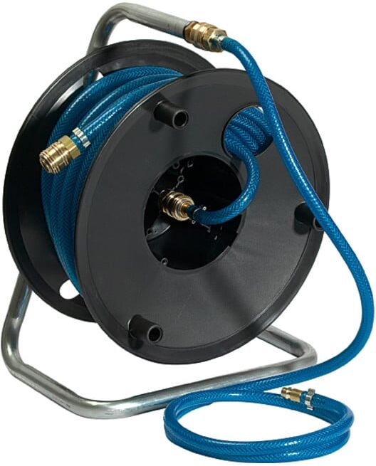 Riegler Enrouleur de tuyau pneumatique, 20 m tuyau PVC Ø 15x9, raccord NW 7,2 (190/229)