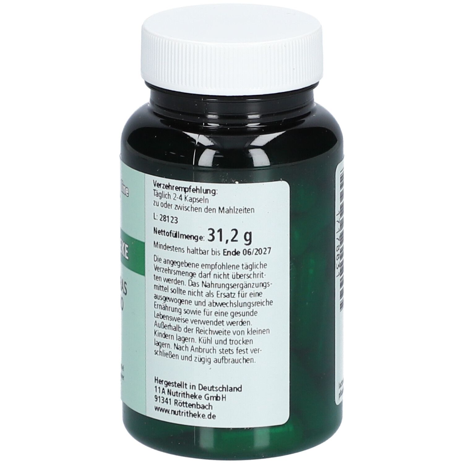 Gerstengras 400 mg Bio Kapseln 60 St