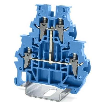 RS PRO Reihenklemme Blau, 4mm², 1 kV / 32A, Klemma (2624382)