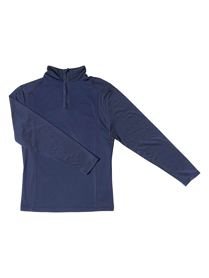 COLD Fleecepullover "Lech" in Dunkelblau - S