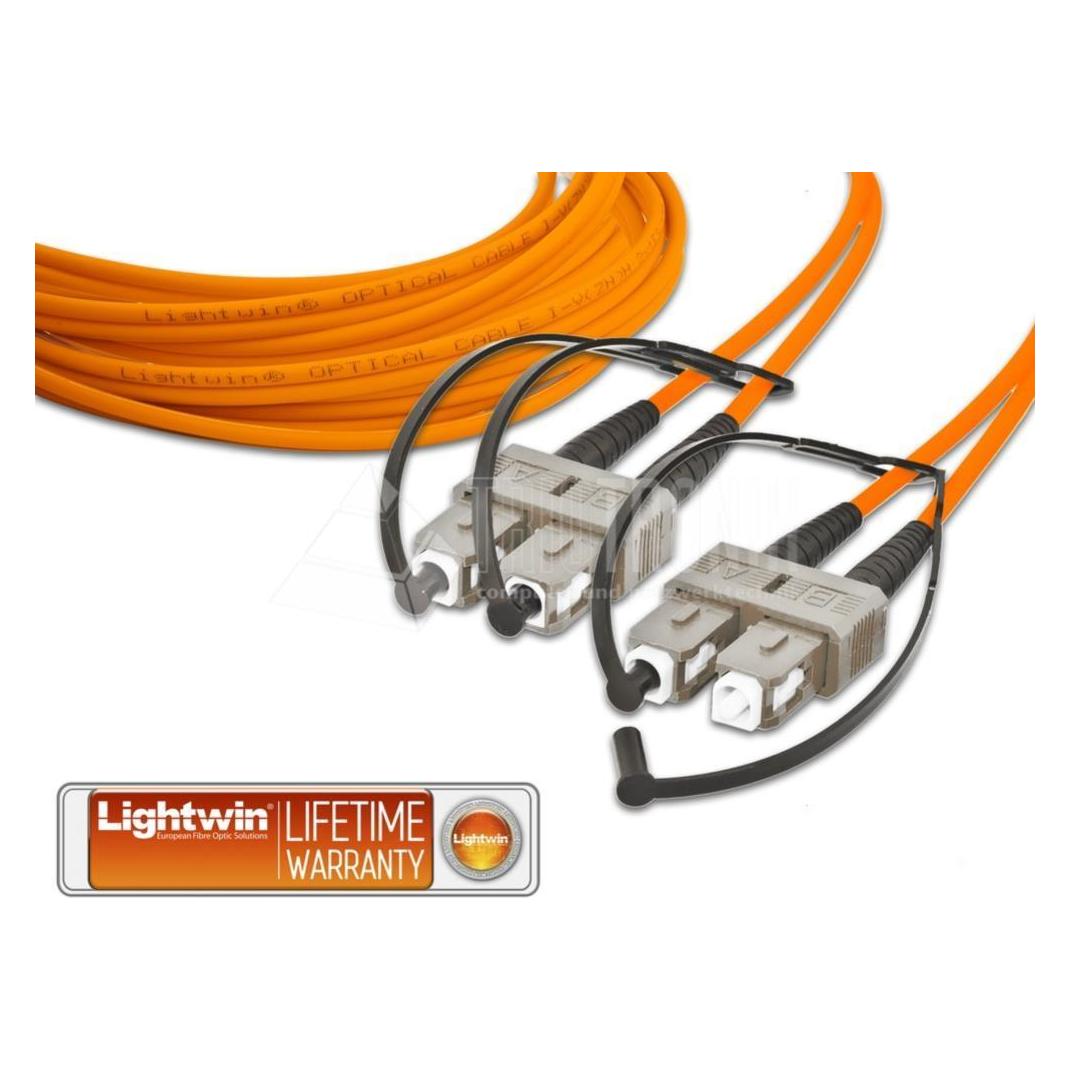 Lightwin High Quality Duplex LWL Patchkabel, MM OM1, SC (2 m) (LDP-62 SC-SC 2.0)