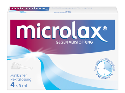 Kenvue Germany GmbH (OTC) MICROLAX Rektallösung Klistiere 4X5 ml 09651609