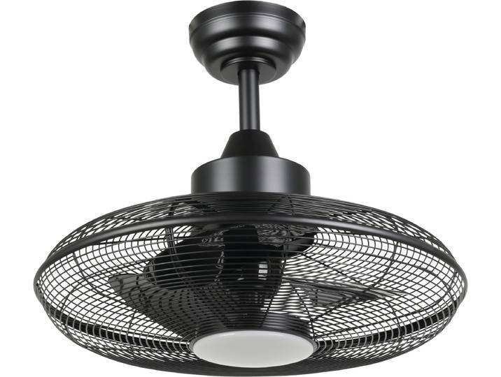 EGLO Deckenleuchte IGELDO , schwarz, matt, 1, Ø 53cm H: 46cm, 1 Stk., Leuchten, Deckenventilator Igeldo, Ventilator mit Beleuchtung und Fernbedienung, Deckenleuchte