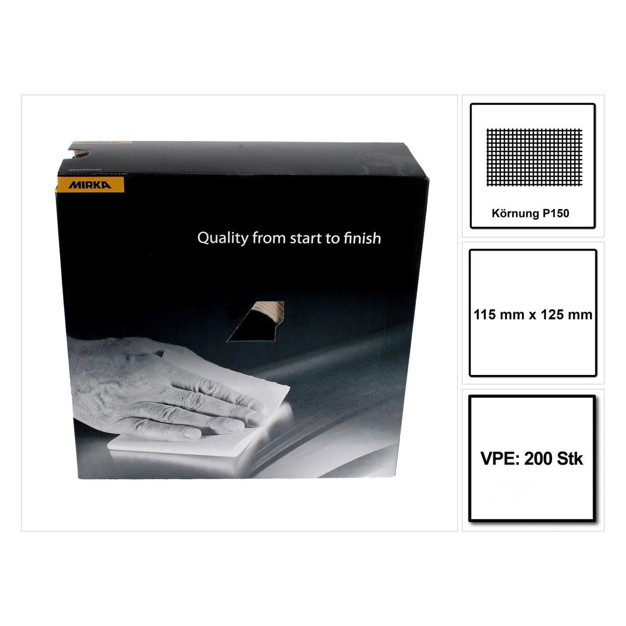 Mirka Goldflex Soft 115x125mm P150 200Stk. ( 2912707015 ) Handpad Rolle perforiert (150) (212058)