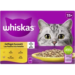 Whiskas Whiskas Multipack 11+ Geflügel Auswahl in Gelee 1x1.02 kg