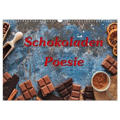 Schokoladen-Poesie (Wandkalender 2026 DIN A3 quer), CALVENDO Monatskalender