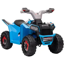 ELEKTRO Kinderquad, Mini Elektroquad mit Vorwärts-, Rückwärtsfunktion, Blau