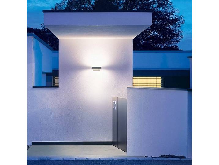 STEINEL LED Aussenwandleuchte L 810 C, schwarz, Aluminium, Modern, LED Wandleuchte außen