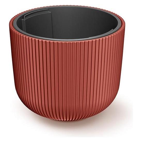 Prosperplast Blumentopf Milly, Kunststoff, Ø 34,9 cm, rot (34.90 x 29 cm) (DBML350-7598U)
