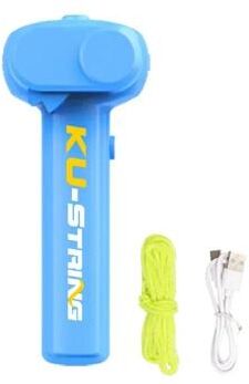 Inspire Select Glow In The Dark String Launcher Toy Luminous Handheld Light Rope Stress Relief Party Gift blue