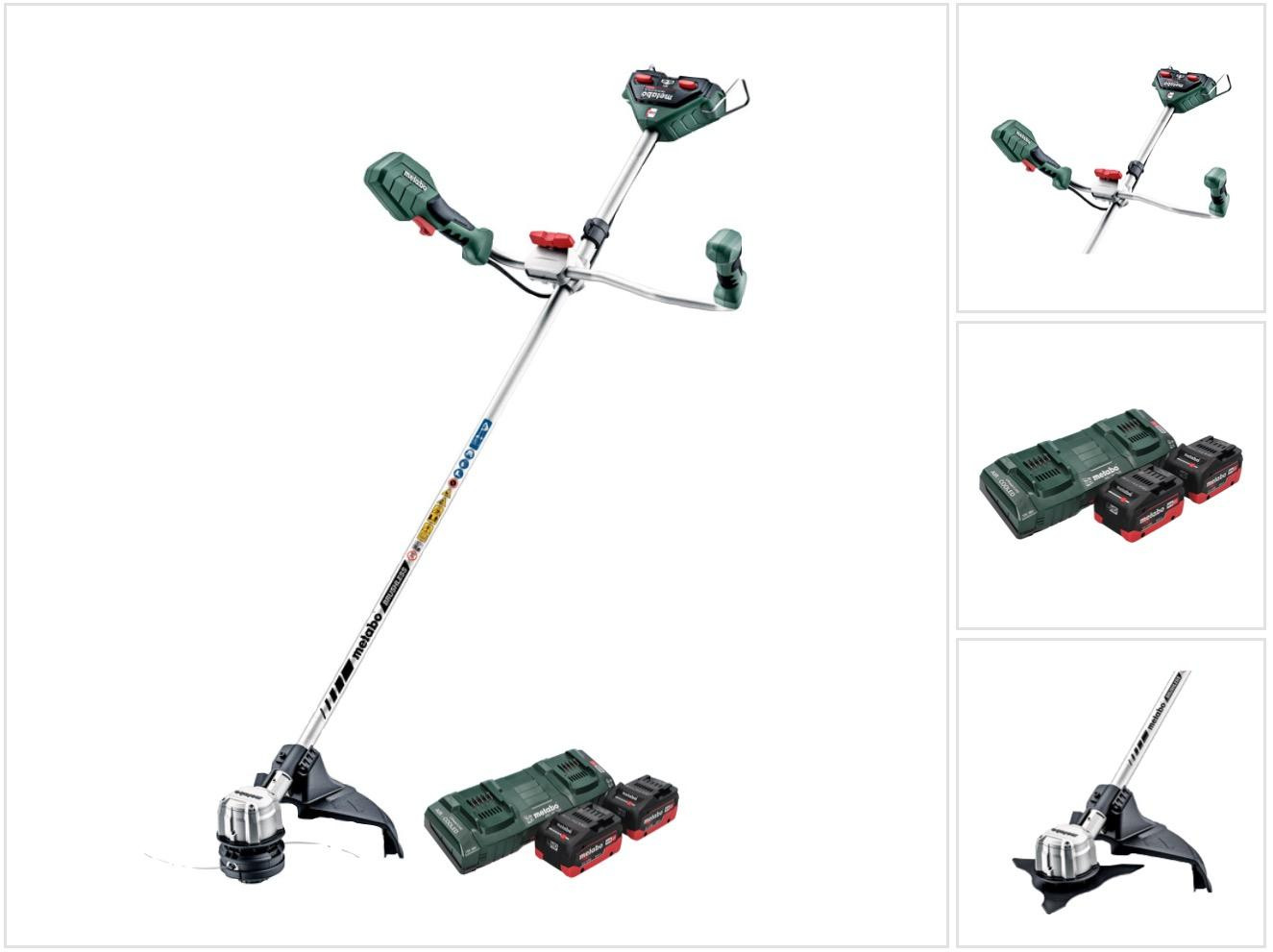 Metabo FSB 36-18 LTX BL 40 Accu-borstelfrees 36 V met 2x 8.0 Ah accu en dubbele lader
