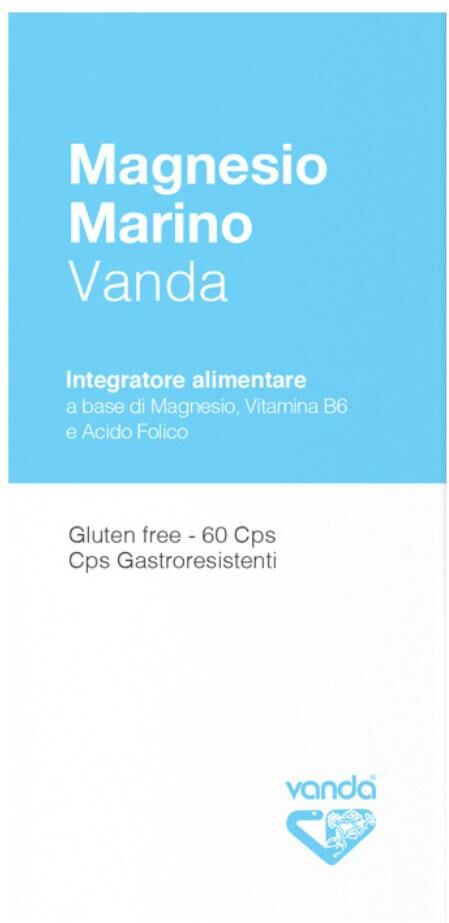 VANDA OMEOPATICI Srl MAGNESIO MARINO 60 Cps Vanda