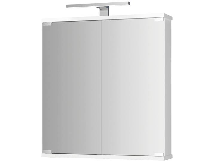 Spiegelschrank JOKEY Kandi Bad mit LED Beleuchtung , weiß, B:60cm H:70,2cm T:19cm, MDF, Schränke, Spiegelschrank, 60 x 70,2 x 19,4 cm