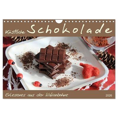 Schokolade - aus der Kakaobohne (Wandkalender 2026 DIN A4 quer), CALVENDO Monatskalender