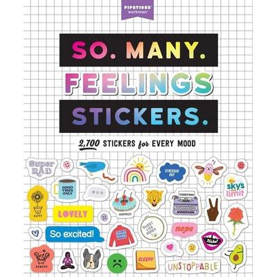 So. Many. Feelings Stickers., Taschenbuch von Pipsticks®+Workman®, Workman Publishing, 978-1-5235-1269-0