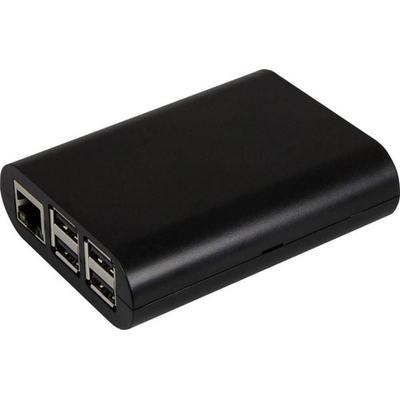 Joy-it RB-CASE+04B SBC-Gehäuse Passend für (Entwicklungskits): Raspberry Pi® Schwarz