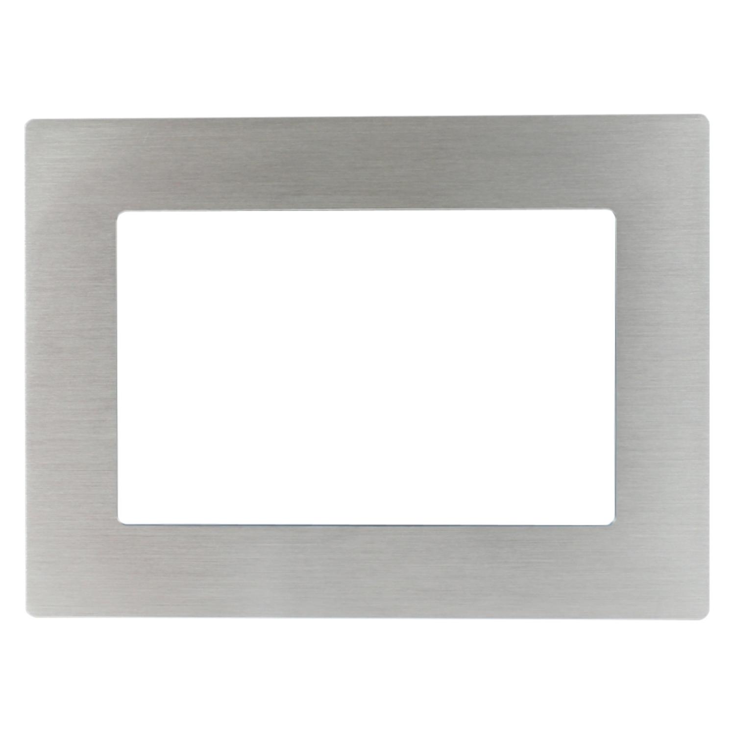 Allnet touch display tablet 10 zoll zbh blende für einbaurahmen silber breit (ALL-TCover10WSv1)