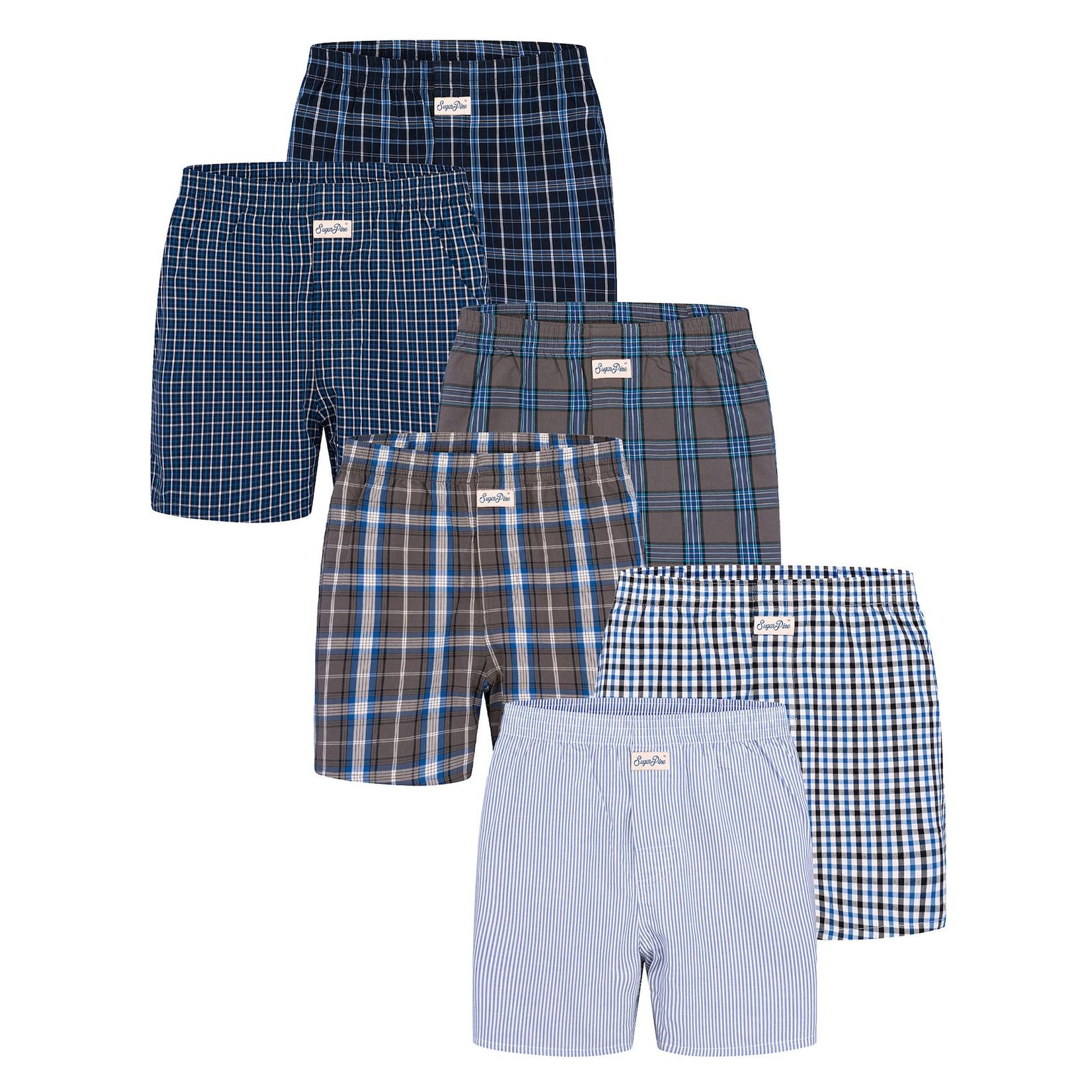 Sugar Pine Herren Boxer Mix Karos 6er Pack