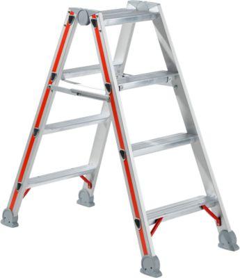 Tritt aus Aluminium, 4 Stufen