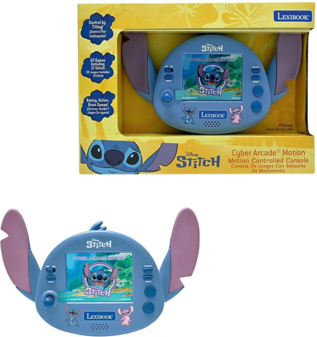 Lexibook Stitch Cyber Arcade Motion met bewegingsbesturing en 50 spellen