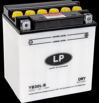 Landport Batteria Per Moto Modello YB30L-B Con Tecnologia Robusta al Piombo Acido