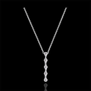 Edenly Halskette Frische - Funkeln - 18 Karat WeiÃŸgold und Diamanten