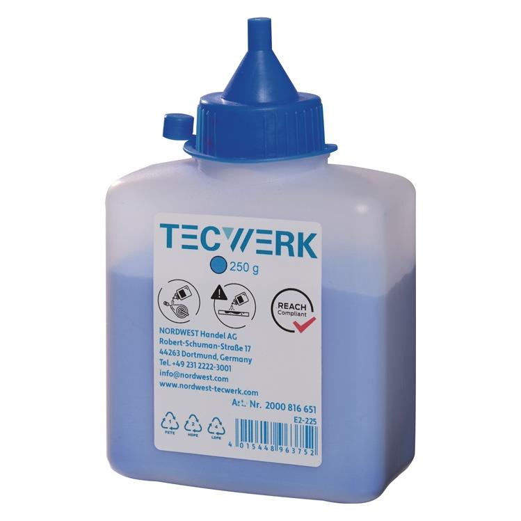 Tecwerk Schlagschnurkreide 250 g blau Kunststoffflasche (2000816651)